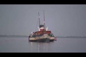 The Waverley Coming back in to Warrenpoint Harbour - 30th May 2023