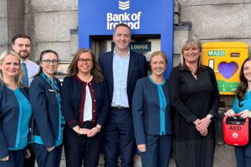 Bank installs Defibrillator Machine at Newry branch