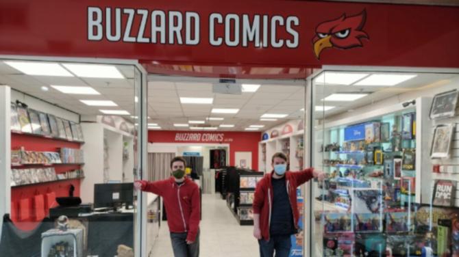     Business    "is a buzzing" at Buzzard Comics Newry.