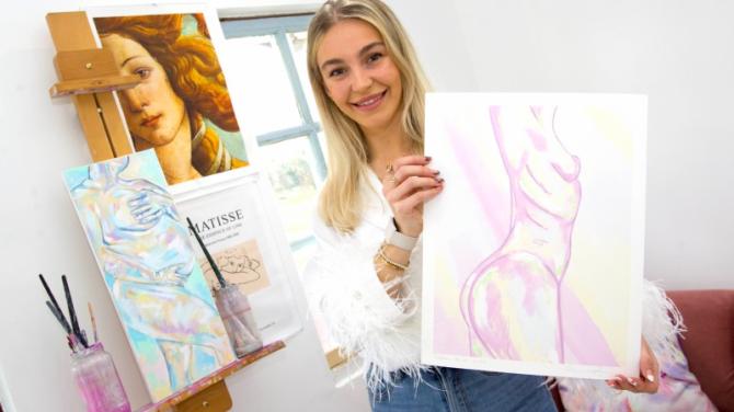 Newry's Cliodhna Doherty is painting to empower women