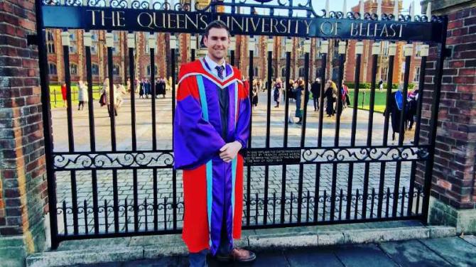 Alliance MLA Patrick Brown receives doctorate from Queens University