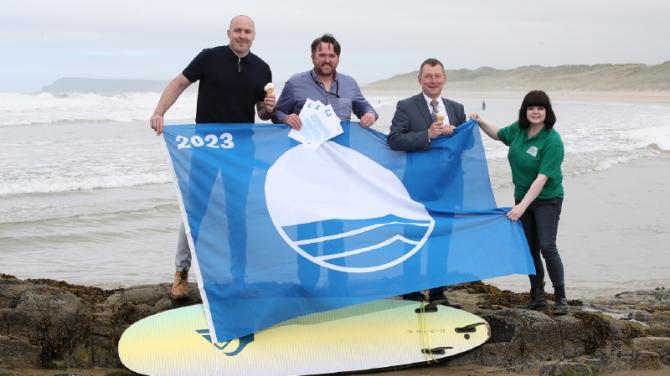 Three coastal locations throughout Newry, Mourne and Down receive blue flag awards