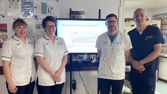 Daisy Hill renal dietitians amongst the best in UK