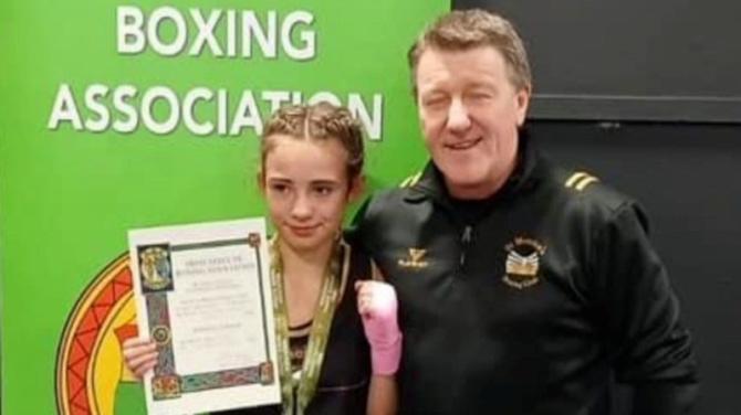 Gold for St Monica's Kayla