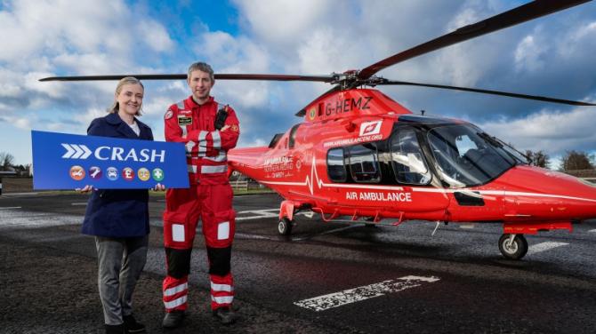 CRASH Services, JMK Solicitors and Granite Exchange announce Air Ambulance NI as 2026 Charity Partner